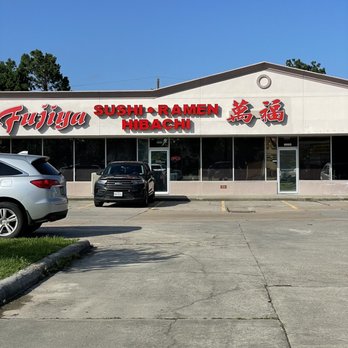 Fujiya - Sign and entrance from parking lot - Sushi Bars Near Me - Humble, Texas Fujiya - Sign and entrance from parking lot - Sushi Bars Near Me - Humble, Texas