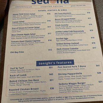 Sedona - New American Near Me - Bethany Beach, Delaware Sedona - New American Near Me - Bethany Beach, Delaware