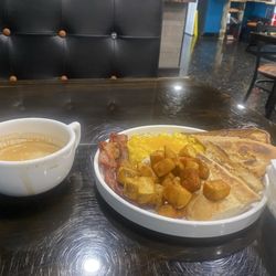 The Bearded Bean Coffee & Provisions - La Habana platter, & a Cortadito