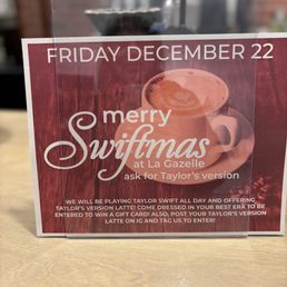 a sign for the holiday season