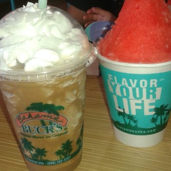 Bahama Buck's - El Paso, Redd Road - Left is Mocha Island frostalatte & Right is Cotton Candy shaved ice. Not overly sweet that's is a plus. - Juice Bars & Smoothies Near Me - El Paso, Texas Bahama Buck's - El Paso, Redd Road - Left is Mocha Island frostalatte & Right is Cotton Candy shaved ice. Not overly sweet that's is a plus. - Juice Bars & Smoothies Near Me - El Paso, Texas