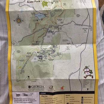 Black Rock Mountain State Park - Map of the park. You can get yourself a free copy at the visitor center! - Parks Near Me - Mountain City, Georgia