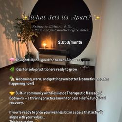 Resilience Therapeutic Massage & Bodywork - Rooms for rent
