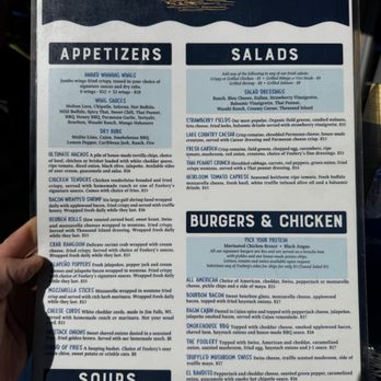 Foolery's on Okauchee Lake - menu - Bars Near Me - Oconomowoc, Wisconsin
