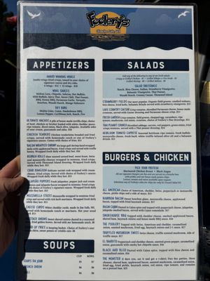 Menu photo 1 Foolery's on Okauchee Lake Oconomowoc, WI