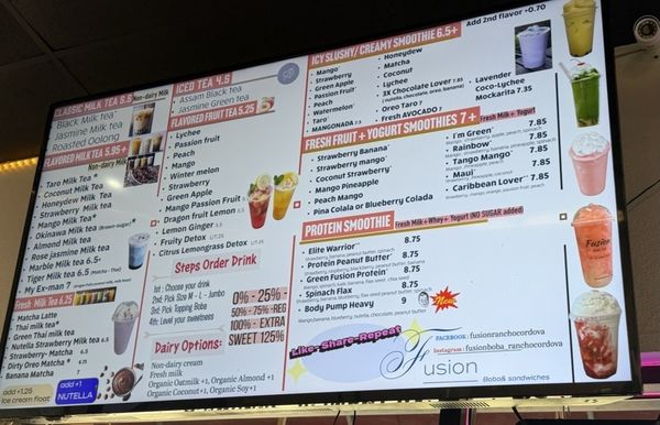 Menu photo 2 Fusion Rancho Cordova, CA Menu photo 2 Fusion Rancho Cordova, CA