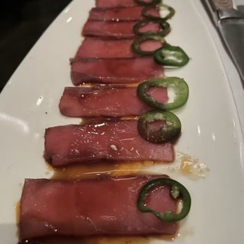 Mastro's Ocean Club - JALAPEÑO TUNA SASHIMI - Steakhouses Near Me - Boston, Massachusetts