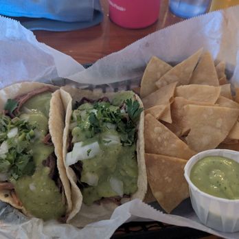 Mountain Rambler Brewery - Those are homemade torts and chips. The pork in. This taco is insane and abundant! - New American Near Me - Bishop, California Mountain Rambler Brewery - Those are homemade torts and chips. The pork in. This taco is insane and abundant! - New American Near Me - Bishop, California