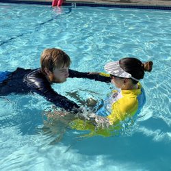 Daland Swim School - My Special Needs son in a lesson. :)