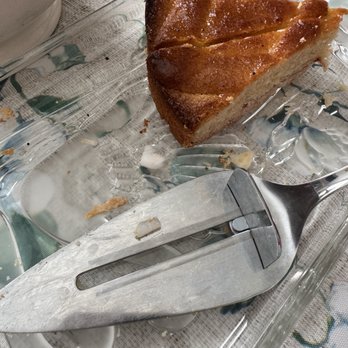 Dimpflmeier Bakery - plastic pieces+ cake= unimpressive, especially for their lack of response to my email - Bakeries Near Me - Etobicoke, Ontario