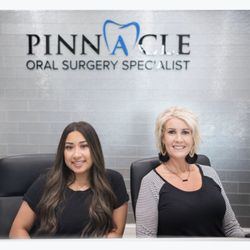 Pinnacle Oral Surgery Specialist - Vanessa and Kim will be happy to greet you at our front desk