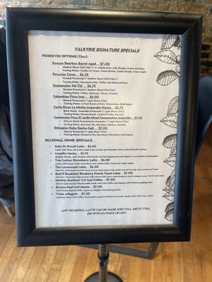 Menu photo 2 Valkyrie Coffee Roasters Chester, NY Menu photo 2 Valkyrie Coffee Roasters Chester, NY