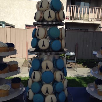 CC's Macarons and Desserts - Macaron tower for a Paris theme party. - Macarons Near Me