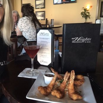 The Heights - Coconut shrimp and watermelon cocktail - New American Near Me - Upland, California