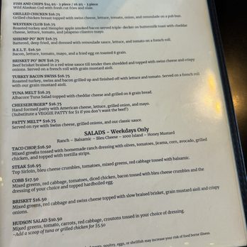 Hudson - Menu - New American Near Me - Seattle, Washington