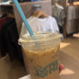 Iced latte unsweetened