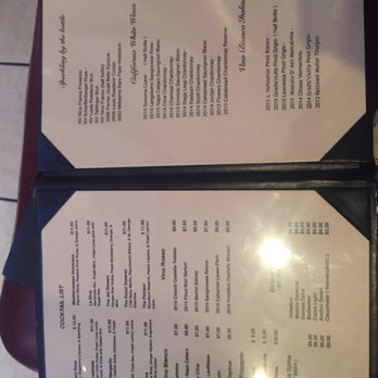 Acqua e Farina - Bar menu 06.10.17 - Italian Near Me - Hayward, California