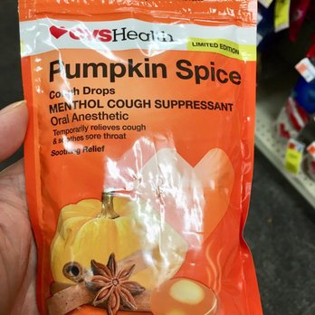 CVS Pharmacy - Pumpkin Spice Cough Drops - Drugstores Near Me - Boston, Massachusetts