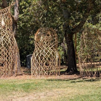Sonoma Botanical Garden - Bamboo Owls - Winged Wonders - Botanical Gardens Near Me - Glen Ellen, California