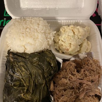 Da Real Aloha BBQ - Laulau Kalua pig plate... - Hawaiian Near Me - El Paso, Texas Da Real Aloha BBQ - Laulau Kalua pig plate... - Hawaiian Near Me - El Paso, Texas