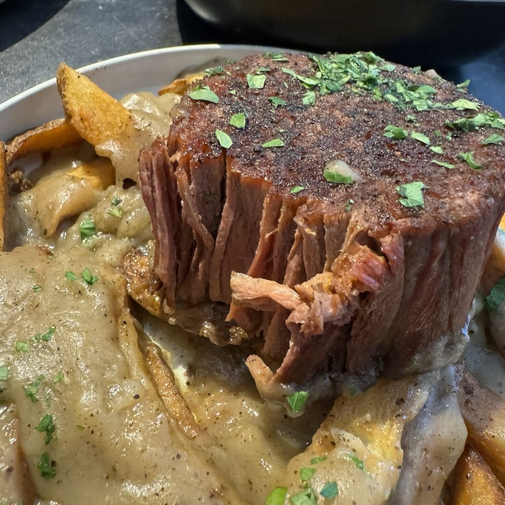 Urban Vegan Roots - Wavy Gravy Chunk Steak Frites- that texture tho - Vegan Near Me - Astoria, New York Urban Vegan Roots - Wavy Gravy Chunk Steak Frites- that texture tho - Vegan Near Me - Astoria, New York