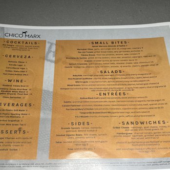 Chico Marx - Easy Menu yet something for everyone. - Latin American Near Me - South San Francisco, California Chico Marx - Easy Menu yet something for everyone. - Latin American Near Me - South San Francisco, California