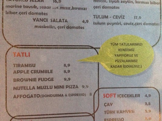 Menu photo 1 Bafetto Istanbul, 34
