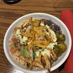 Southwest Bowl (added chicken)