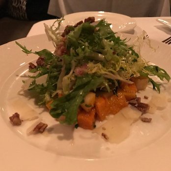 Nell's Restaurant - Butternut Squash and frisee salad - New American Near Me - Seattle, Washington Nell's Restaurant - Butternut Squash and frisee salad - New American Near Me - Seattle, Washington
