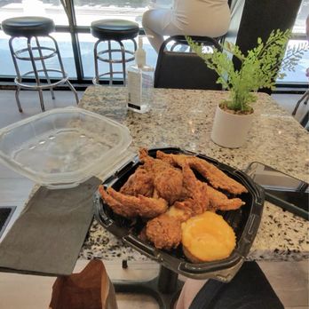 Cleo’s - Chicken wings and cornbread. - Southern Near Me - Chicago, Illinois