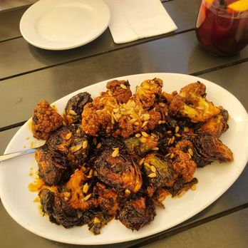 Perfect Pear Bistro - Crispy Korean Brussels and Cauliflower - New American Near Me - Tempe, Arizona