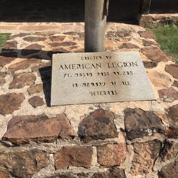 Fort Mason - Flag is erected by the American Legion - Landmarks & Historical Buildings Near Me - Mason, Texas Fort Mason - Flag is erected by the American Legion - Landmarks & Historical Buildings Near Me - Mason, Texas