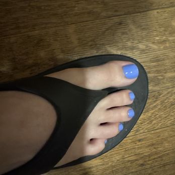 Ch Nails Studio - Matching pedi regular polish - Nail Salons Near Me - Houston, Texas