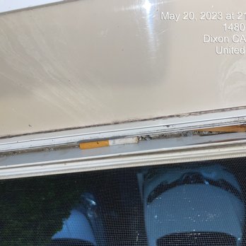 Motel 6 Dixon - used cigarette butts in window pane channel - Hotels Near Me - Dixon, California Motel 6 Dixon - used cigarette butts in window pane channel - Hotels Near Me - Dixon, California