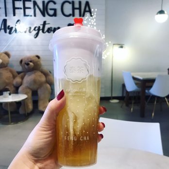 Feng Cha - Arlington - Jasmine tea with taro milk foam - Bubble Tea Near Me - Arlington, Texas Feng Cha - Arlington - Jasmine tea with taro milk foam - Bubble Tea Near Me - Arlington, Texas