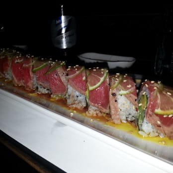 Sushi Tai - Ahi lime roll.. delish on a dish - Sushi Bars Near Me - San Juan Capistrano, California
