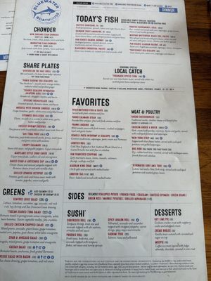 Menu photo 4 Bluewater Boathouse Seafood Restaurant Coronado Coronado, CA