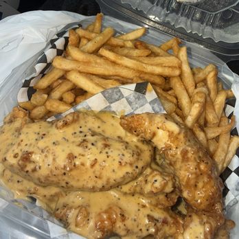 KK's Fries - Lemmon pepper tenders with fries - American Near Me - Sacramento, California KK's Fries - Lemmon pepper tenders with fries - American Near Me - Sacramento, California