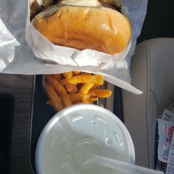 TX Burger - #3 Maverick Burger Combo $8.09+Tax. The fries are fresh and great..haven't bit into the burger yet