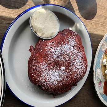 Good Fork - Red velvet pancakes - Breakfast & Brunch Near Me - Toronto, Ontario