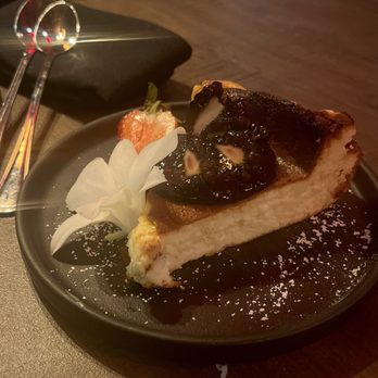 The Joint - Basque cheesecake topped with berry compote - Gastropubs Near Me - San Diego, California