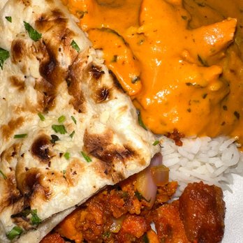 Biryani's Place - Chicken Combo: Butter Chicken, Chicken 65, Garlic Naan - Indian Near Me - Sandy Springs, Georgia