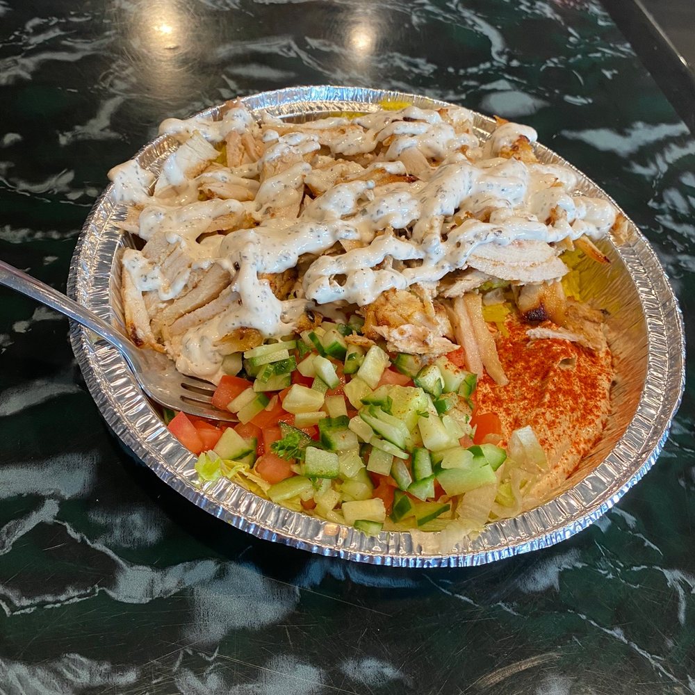 Habibi Kitchen - Rice Platter with Chicken - Middle Eastern Near Me - Sugar Land, Texas Habibi Kitchen - Rice Platter with Chicken - Middle Eastern Near Me - Sugar Land, Texas