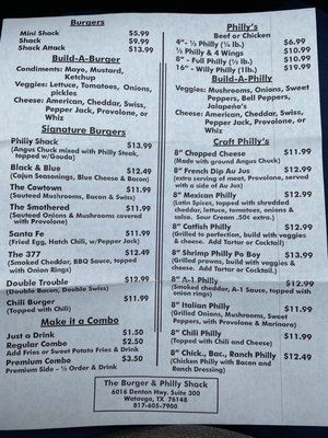Menu photo 5 The Burger And Philly Shack Watauga, TX Menu photo 5 The Burger And Philly Shack Watauga, TX