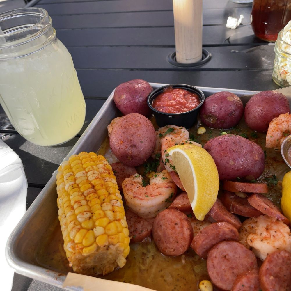 Low Country Boil and lemonade Low Country Boil and lemonade