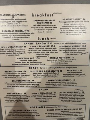 Menu photo 1 Cafe Hagen Bellevue, WA