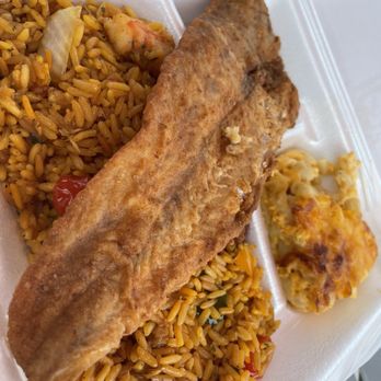 Mazyck's Grille - 1 meat combo = fish, seafood rice & mac n cheese = $15 - Food Trucks Near Me - Mount Pleasant, South Carolina Mazyck's Grille - 1 meat combo = fish, seafood rice & mac n cheese = $15 - Food Trucks Near Me - Mount Pleasant, South Carolina