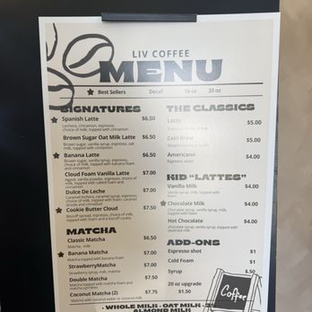 Liv Coffee - Coffee & Tea Near Me - Chino, California