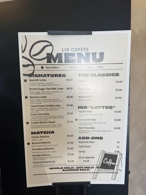 Menu photo 1 Liv Coffee Chino, CA