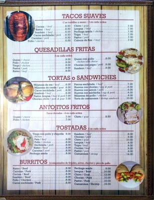 Menu photo 2 El Tapatio Passaic, NJ